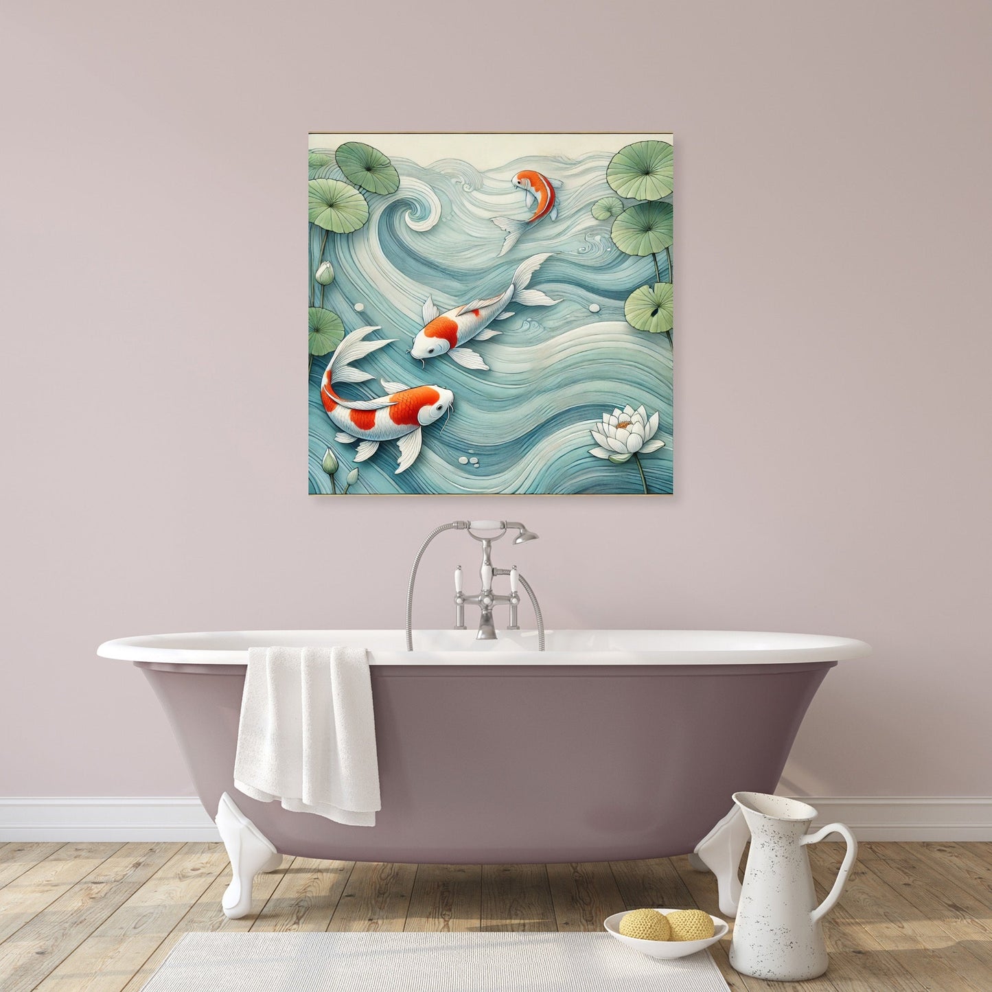 Koi Serenity Canvas