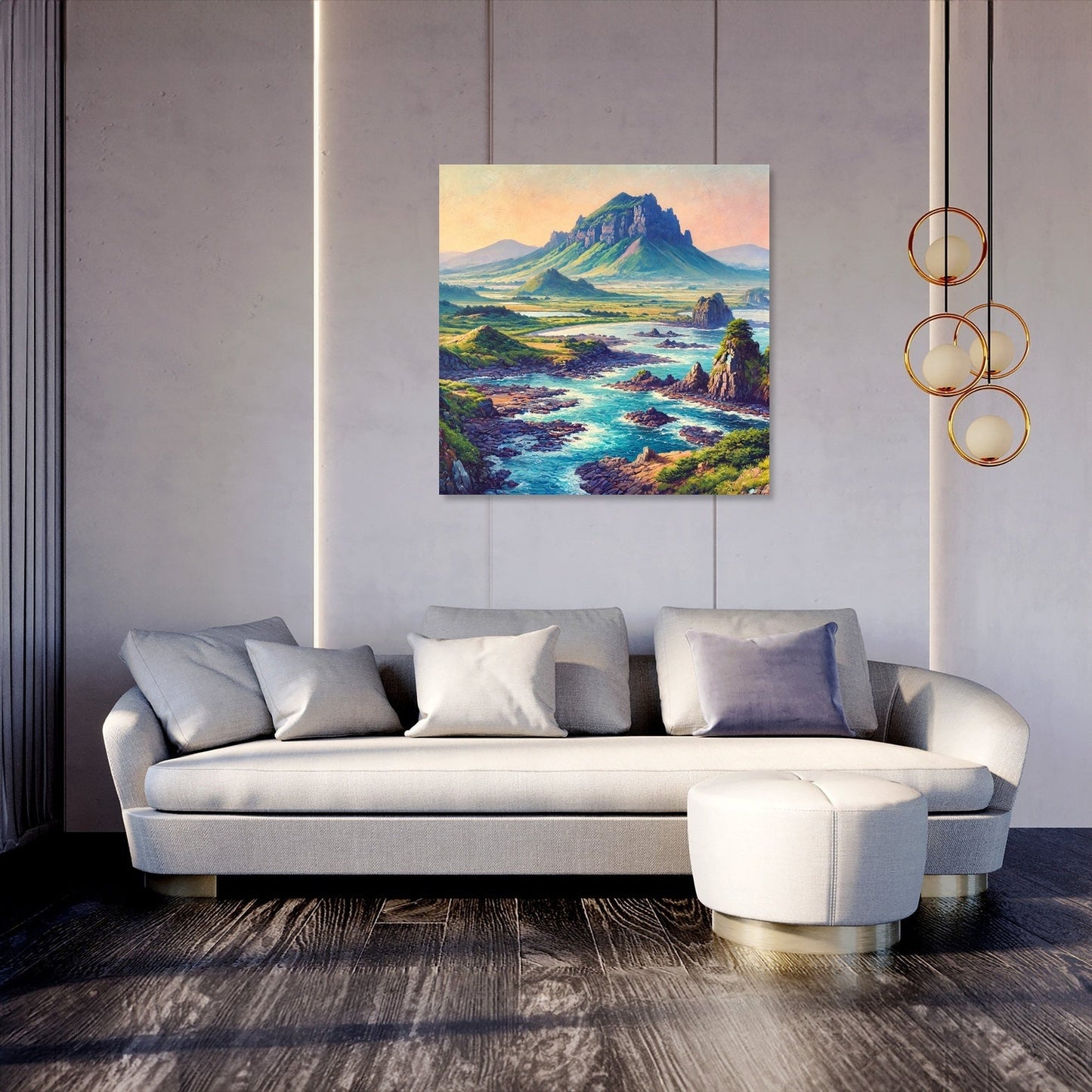 Jeju Island Beauty Canvas