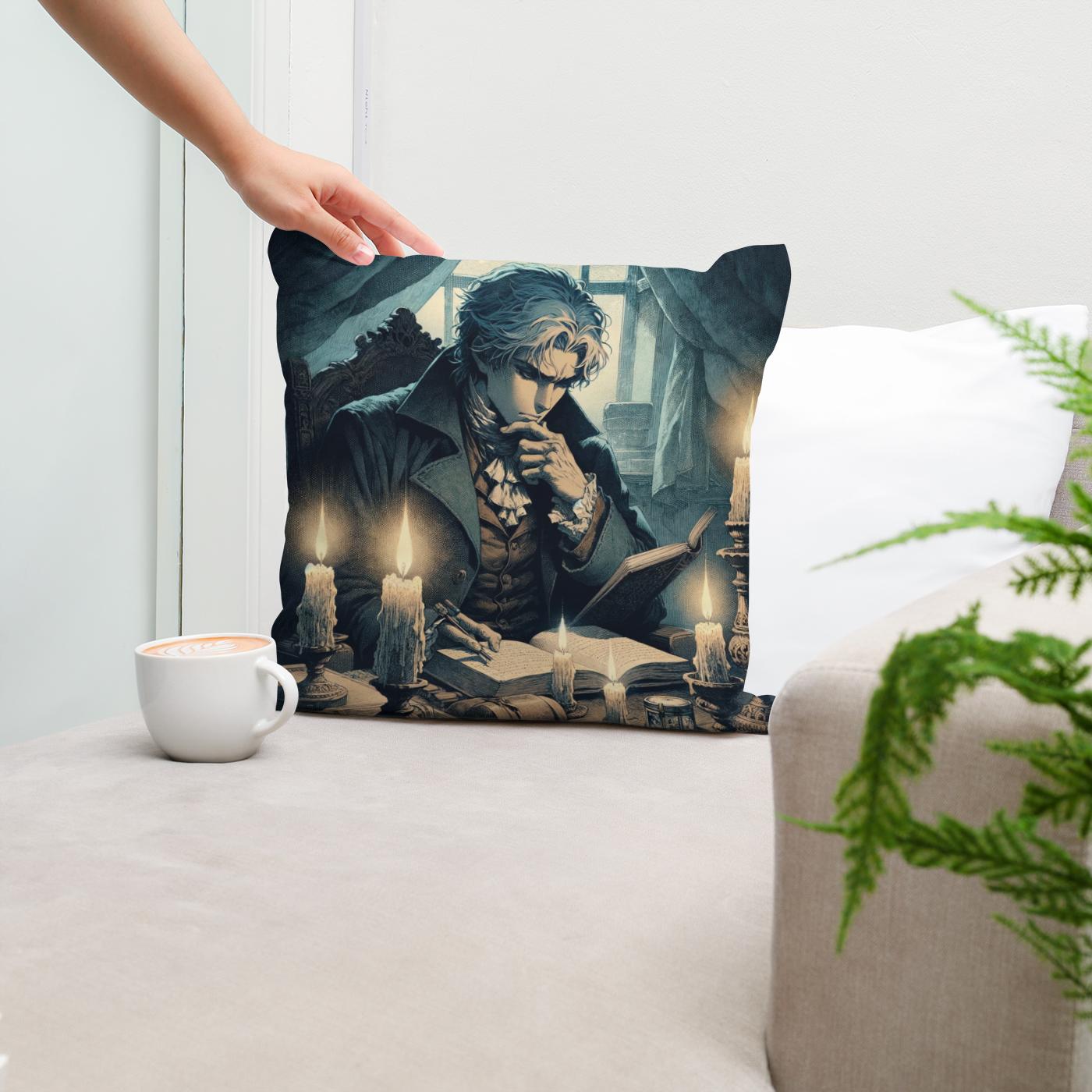 Philosopher's Reflection Cotton Cushion