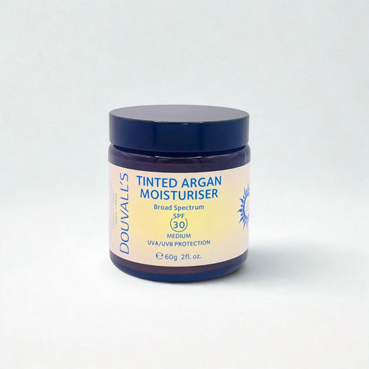 Tinted Argan Moisturiser with SPF30 UVA/UVB protection 60ml | Available in three shades