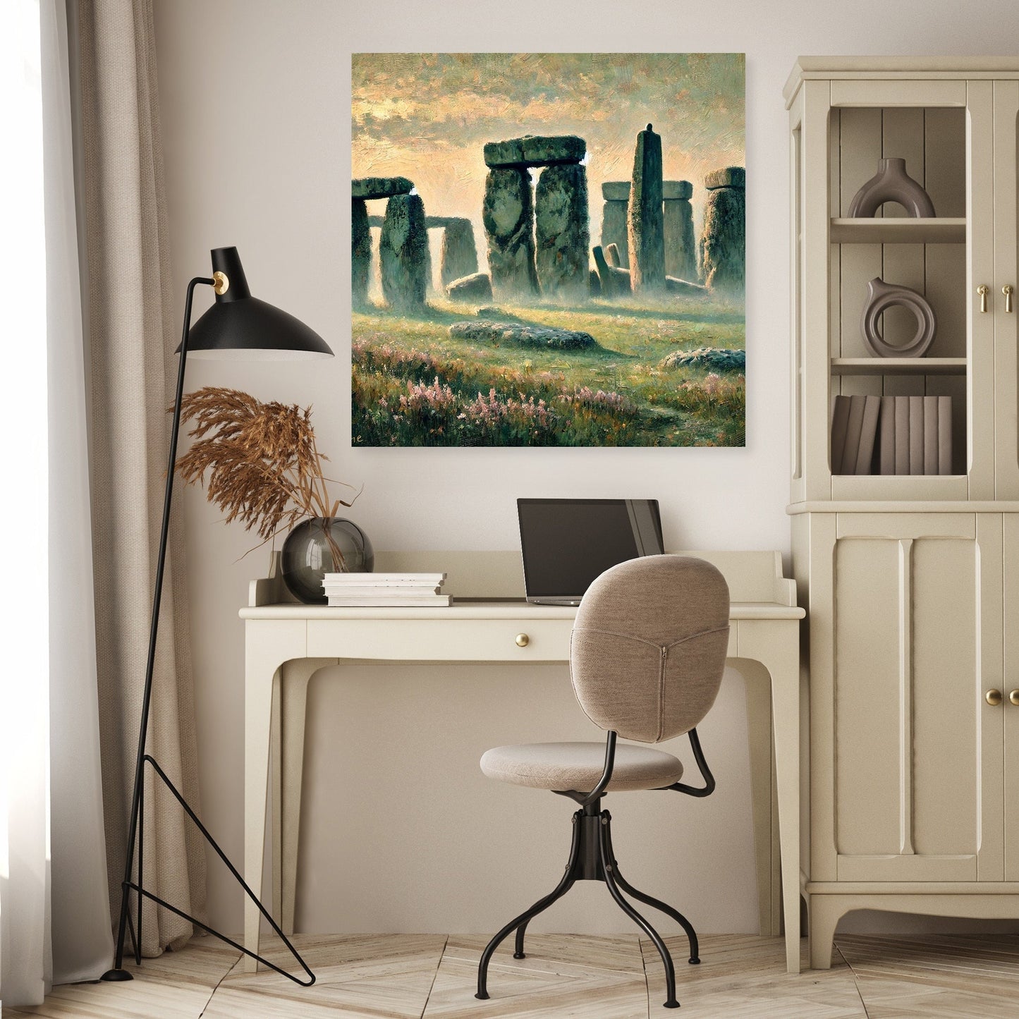 Stonehenge Dawn Canvas