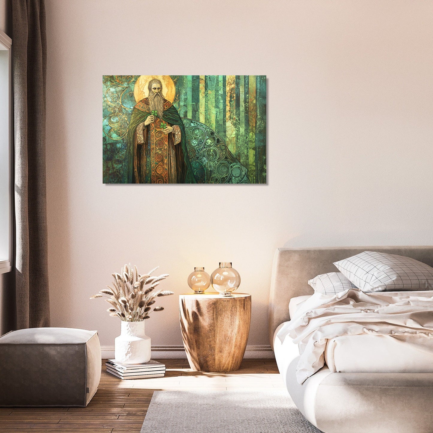 Saint Patrick’s Shamrock Canvas