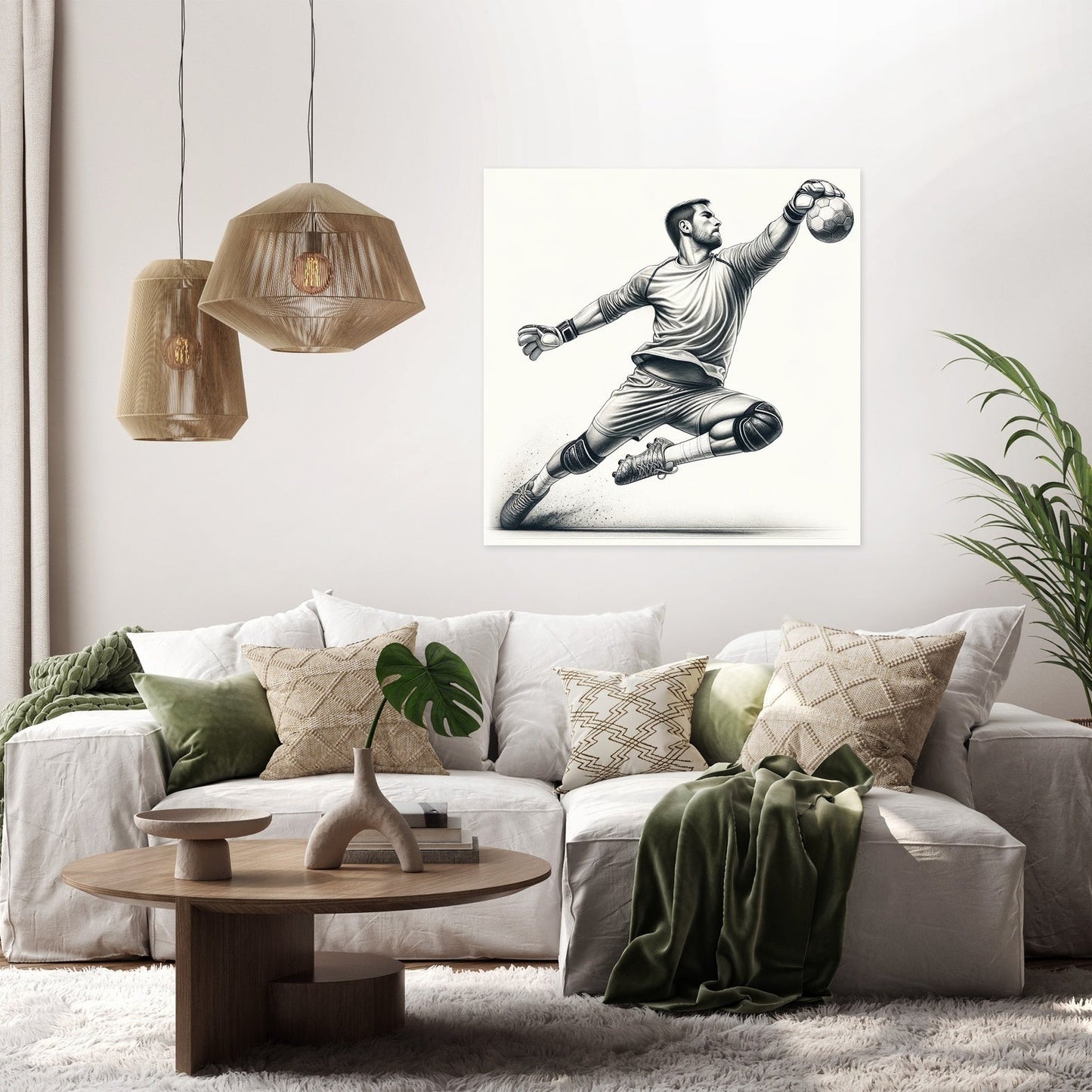 Goalkeeper's Reflex Canvas