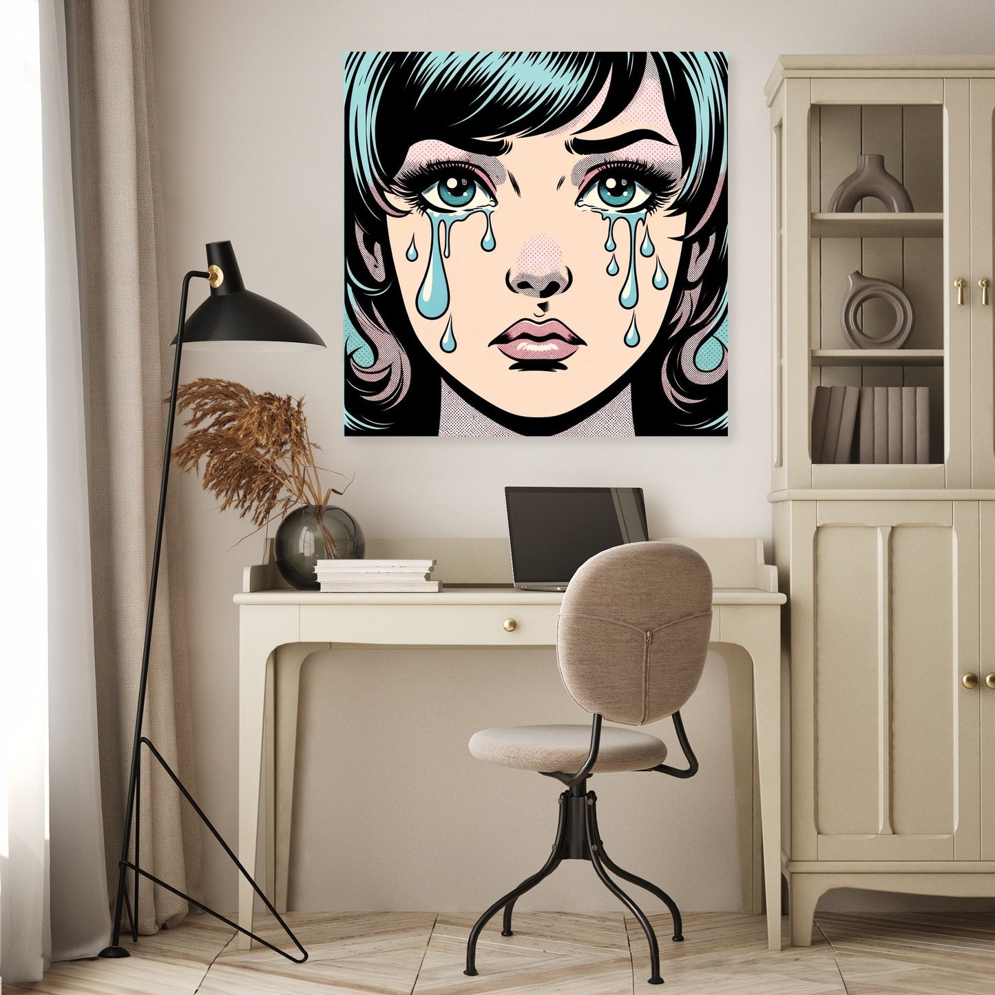 Tearful Pop Canvas