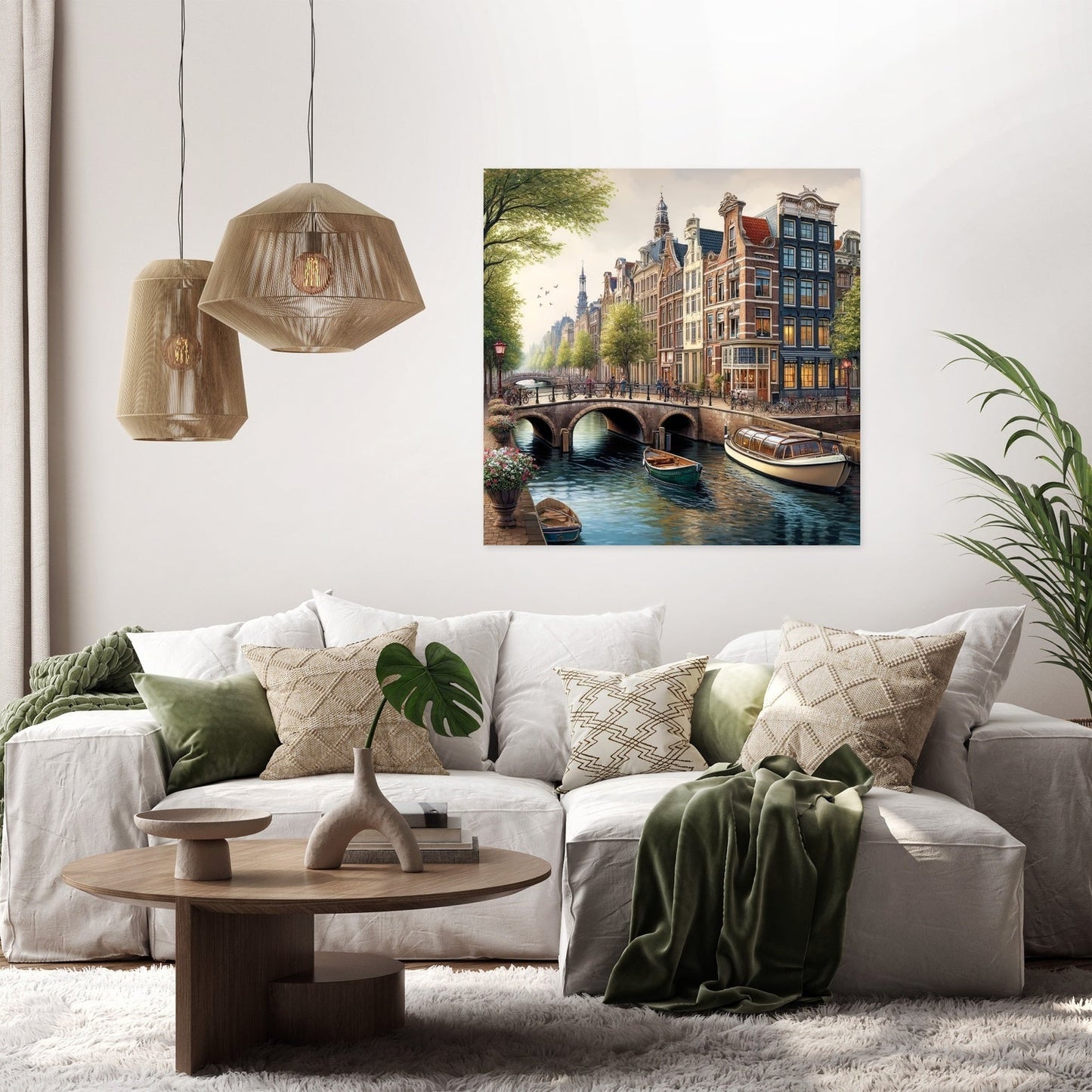 Prinsengracht Canal Canvas