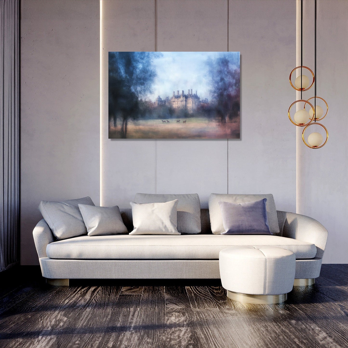 Wollaton Hall Twilight Canvas