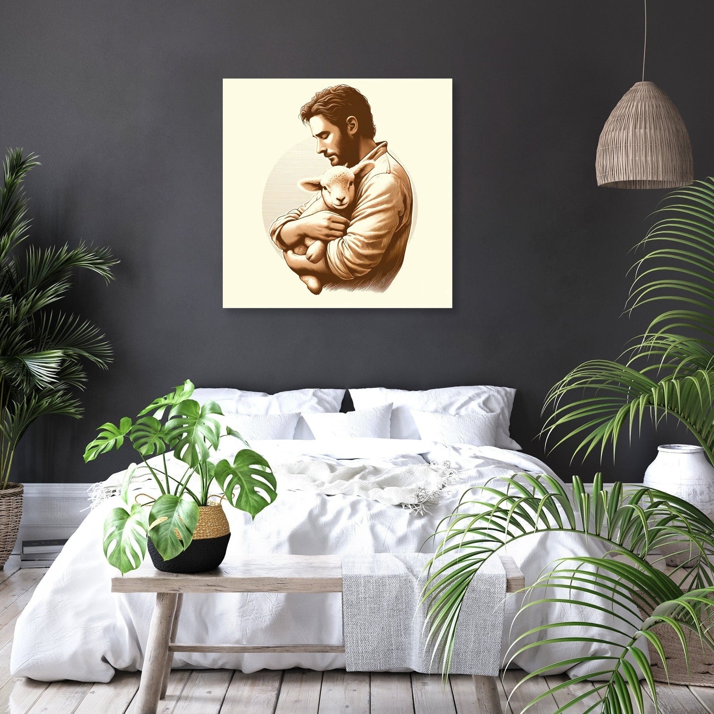 Embrace of Protection Canvas