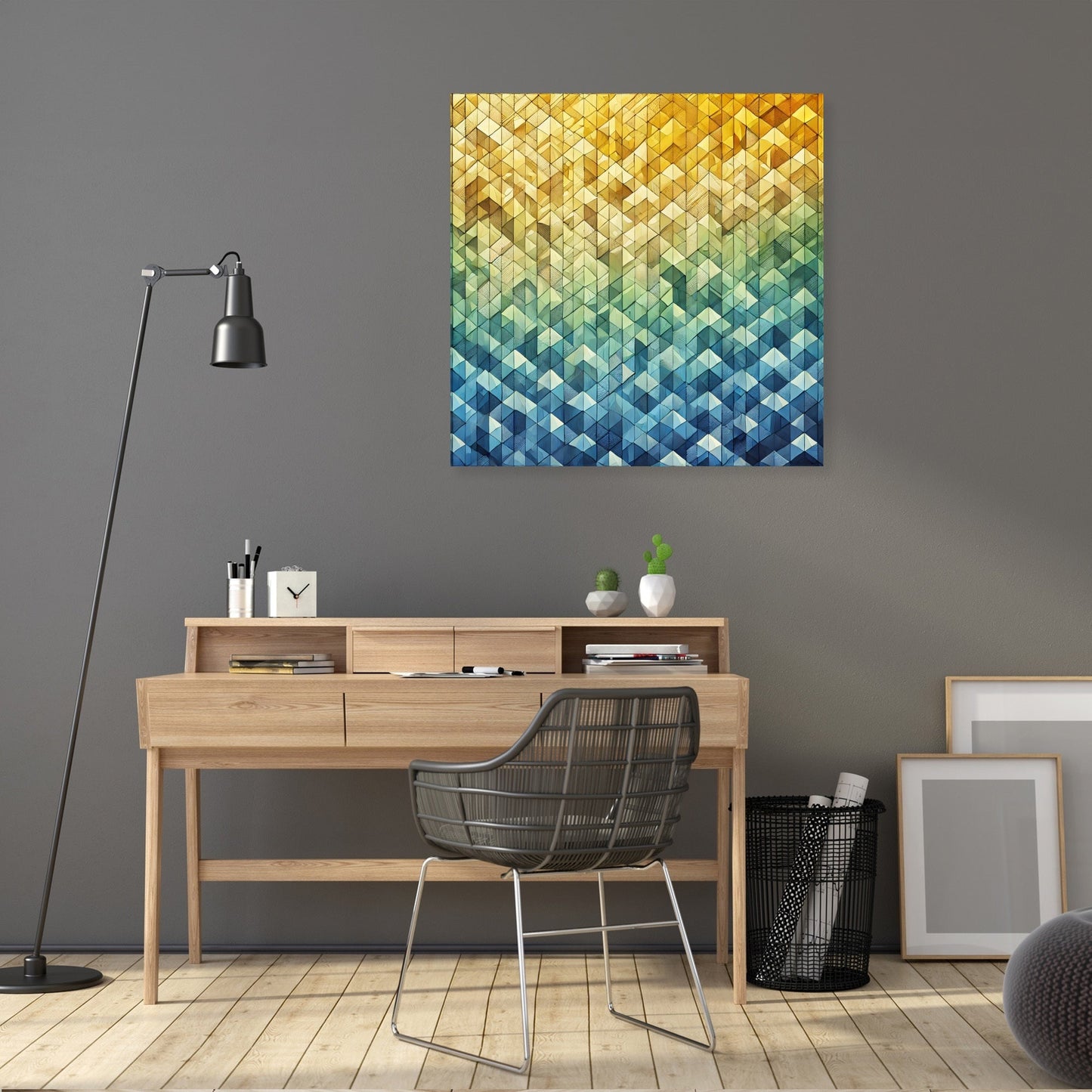 Gradient Mosaic Canvas