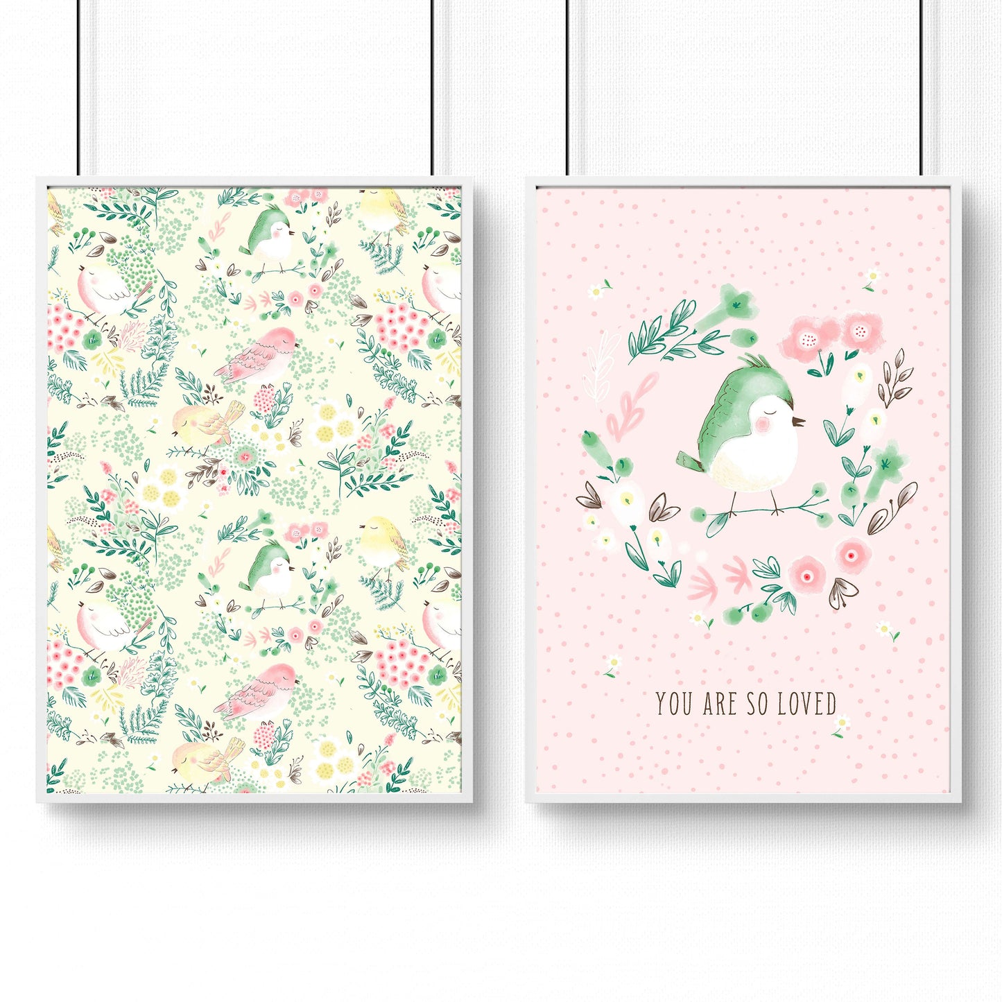 Nursery wall art decor | set of 2 wall art prints