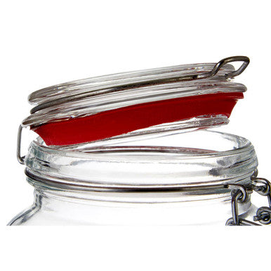 Luca Deli 2000ml Airtight Glass Storage Jar