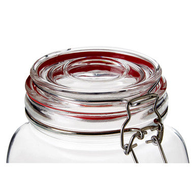 Luca Deli 2000ml Airtight Glass Storage Jar