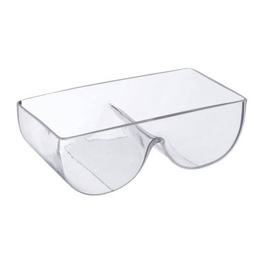 2 Section Glass Serving Dish