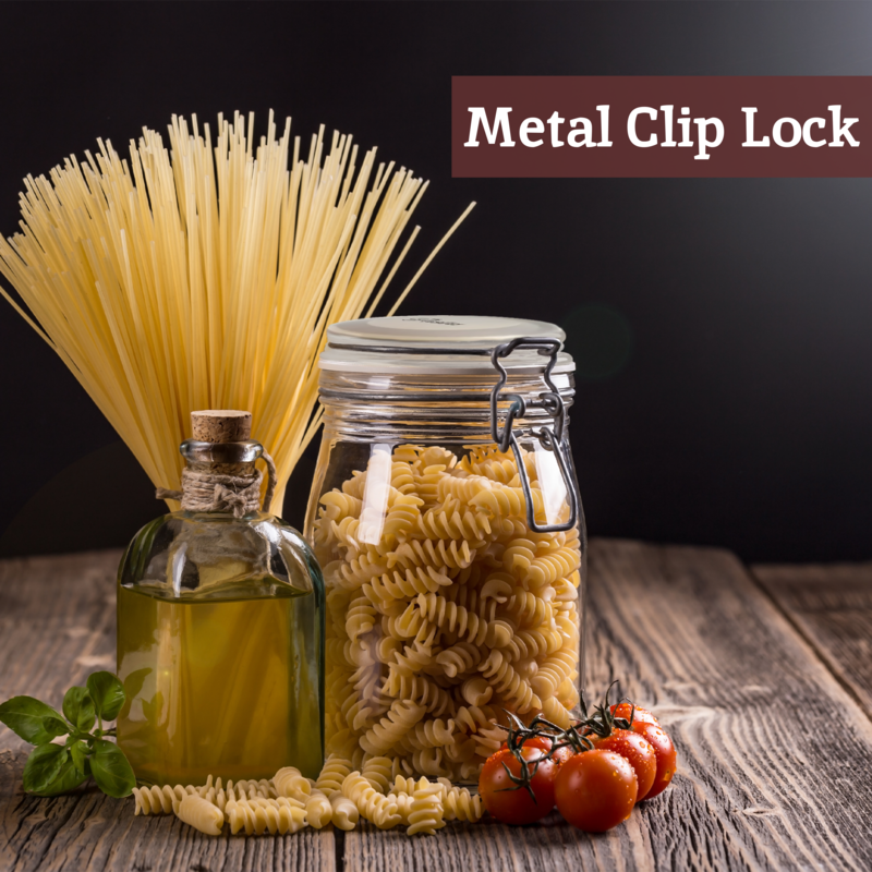 Diego Pasta Glass Storage Jar 1500ml