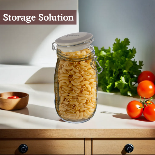 Diego Pasta Glass Storage Jar 1500ml
