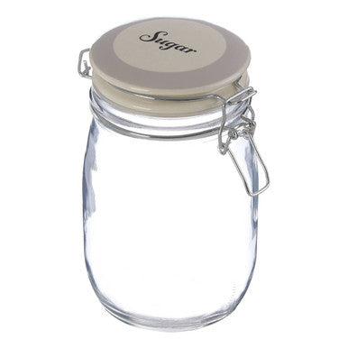 Diego Sugar Glass Storage Jar 1000ml