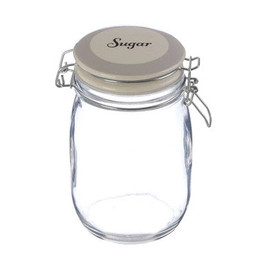 Diego Sugar Glass Storage Jar 1000ml