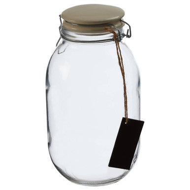 Grocer Glass Storage Jar 3000ml