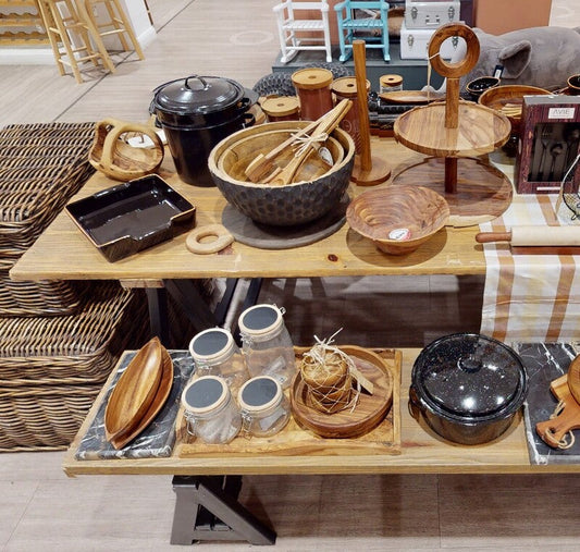 Appert Glass Storage Jar With Wooden Lid 750 Ml