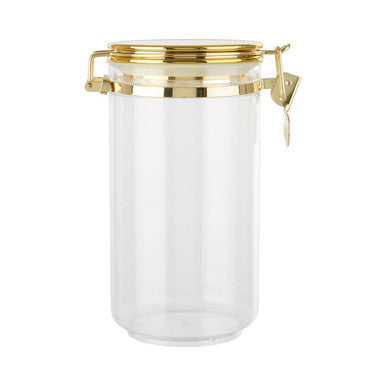 Gozo Jar With Gold Lid 1100 Ml