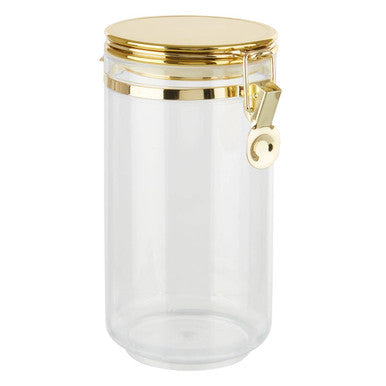Gozo Jar With Gold Lid 1100 Ml