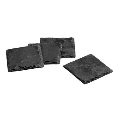 Set Of Four Slate Square Coasters