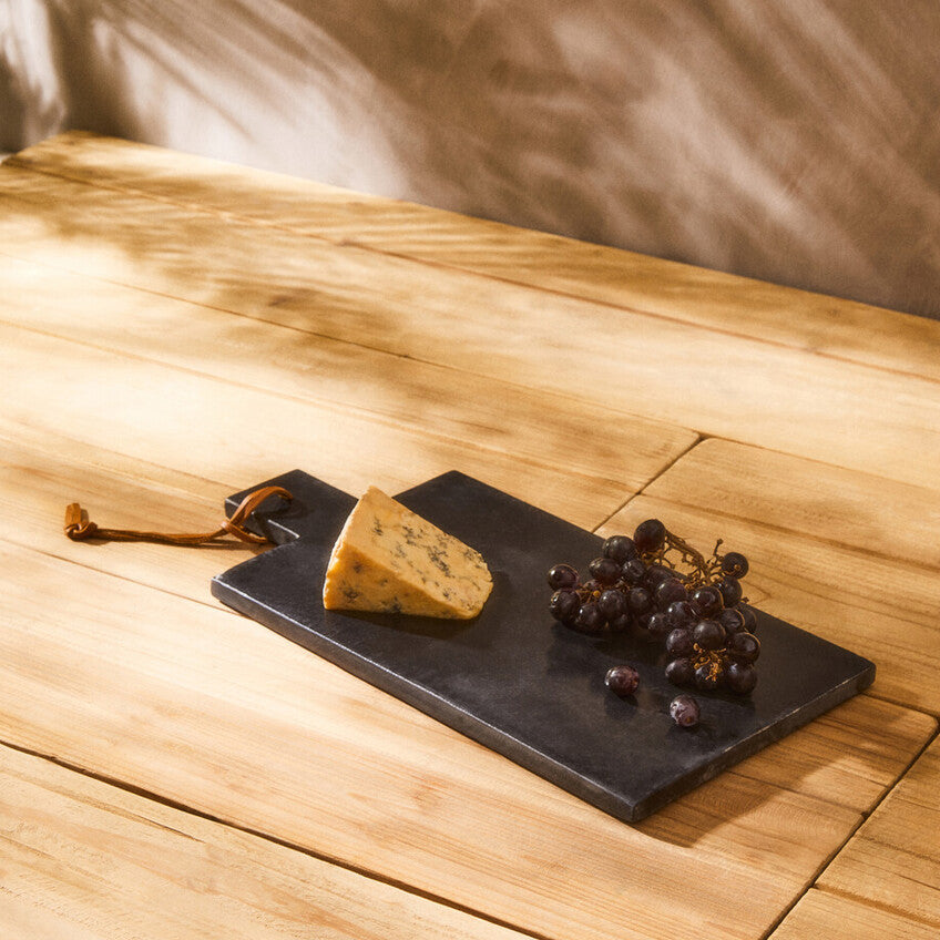 Medium Slate Paddle Chopping and Serving Board | Preto