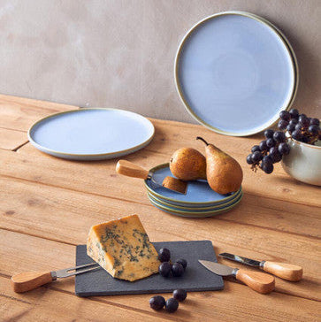 Carter Slate Board And 4 Piece Cheese Knife Set