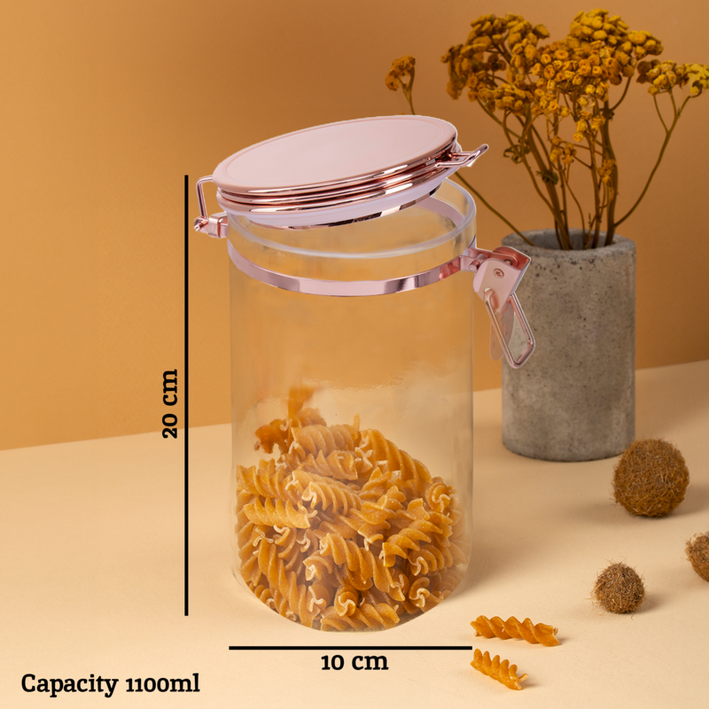 Gozo Jar With Copper Lid 1100 Ml