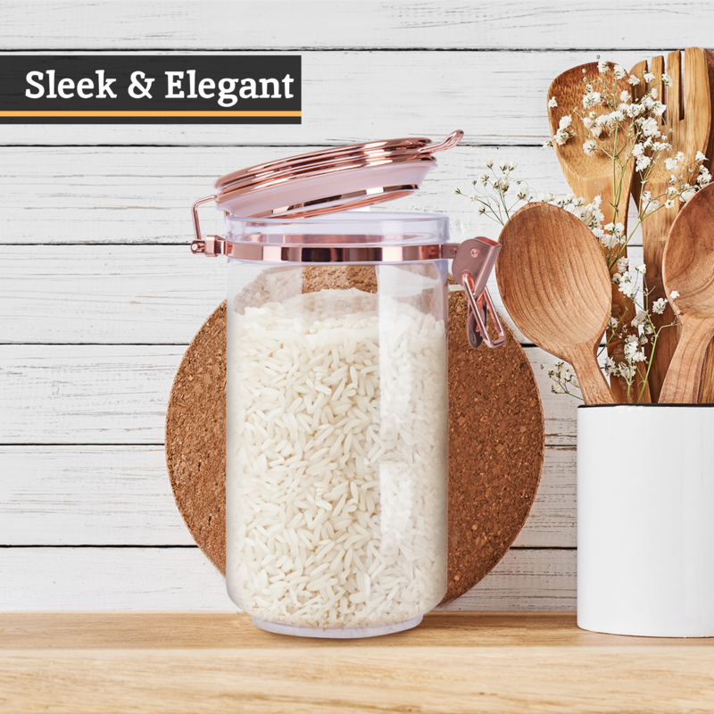 Gozo Jar With Copper Lid 1100 Ml