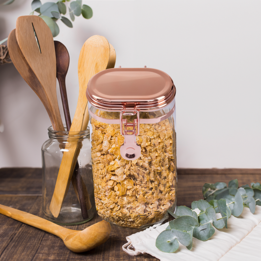 Gozo Jar With Copper Lid 750 Ml