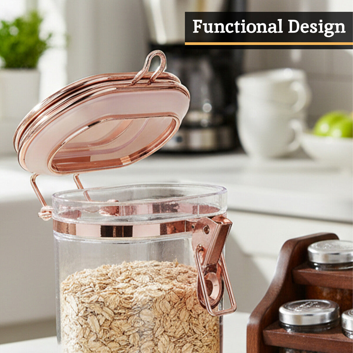 Gozo Jar With Copper Lid 500 Ml