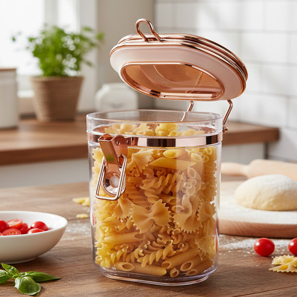 Gozo Jar With Copper Lid 500 Ml