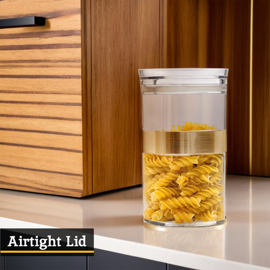 Gozo Square Storage Jar 1200Ml