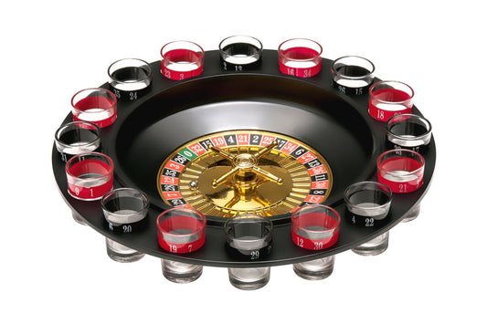 Roulette 16 Shot Glasses Drinking Game