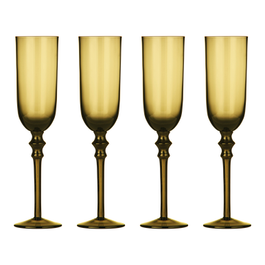 Set Of Four Tessa Champagne Glasses