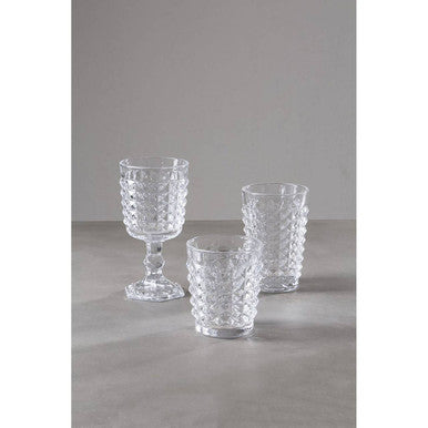 Set Of Four Pyramid Wine Goblets