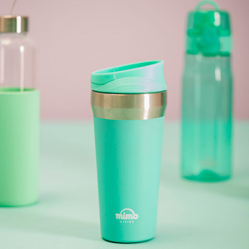 Mimo Turquoise 380Ml Travel Mug