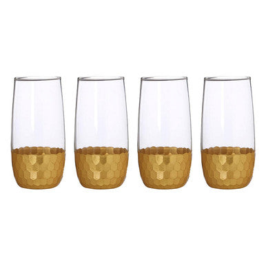 Set Of Four Astrid High Ball Glasses