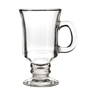 Euri Set of Four 240ml Clear Irish Coffee Glasses