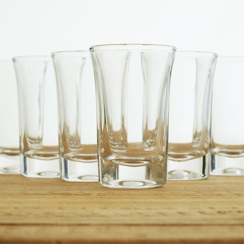 Euri Set Of 6 Clear Shot Glasses 35Ml