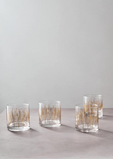 Jazz Glass Tumblers Set Of 4