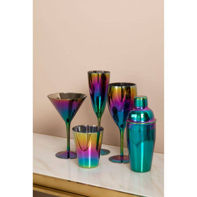 Set of 4 Champagne Glasses | Aurora