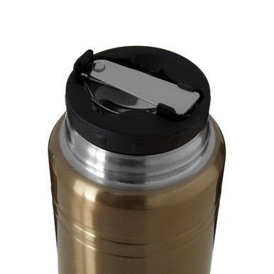Gold Finish Food Flask | Manhattan