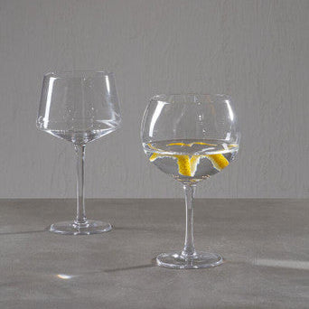 Mila Set Of 2 Clear Gin Glasses