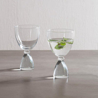 Mila Set Of 2 Clear Cocktail Glasses
