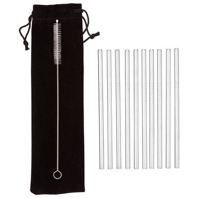 Mimo Set Of 10 Short Cocktail Straws