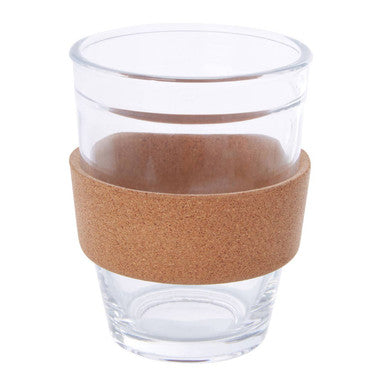 Mimo Glass Mug With Red Silicone Lid