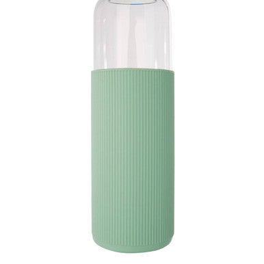 Mimo Glass Bottle With Mint Silicone Sleeve