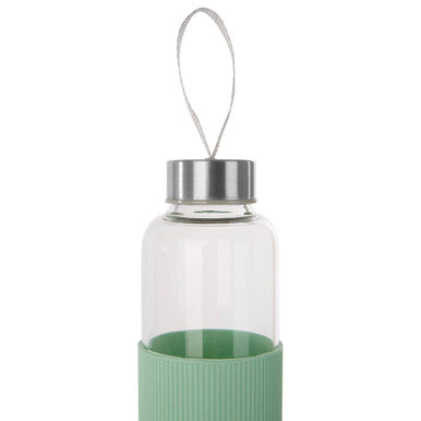 Mimo Glass Bottle With Mint Silicone Sleeve