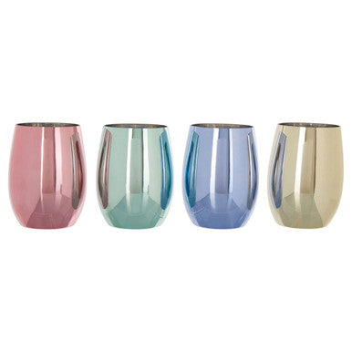 Mimo Set Of 4 Assorted Colours Tumblers